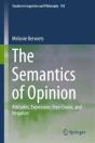 Semantics Of Opinion - Preview