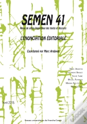 Capa do artigo Semen, N° 41/Avril 2016 : L