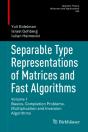 Separable Type Representations Of Matrices And Fast Algorithms - Preview