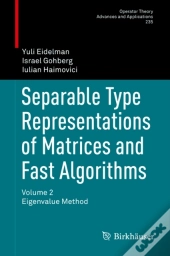 Separable Type Representations Of Matrices And Fast Algorithms