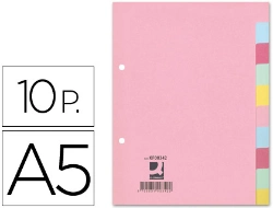 Capa do artigo Separador de cartolina Q-connect. Din. A5. 10 separadores