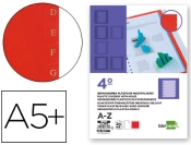 Capa do artigo Separador liderpapel plastico alfabetico a-z quarto