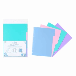 Capa do artigo Separadores A5 para Caderno Ingeniox PP Pastel 66115099 C/4