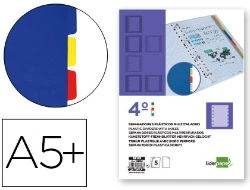 Capa do artigo Separadores de plastico liderpapel, quarto natural, 5 separadores (10 unidades)