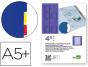 Separadores de plastico liderpapel, quarto natural, 5 separadores - Preview