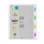 Separadores Pp A4 4P Ingeniox Transparente/Neon 66114199 - Preview