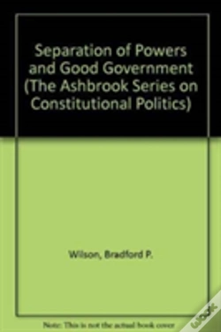 Capa do artigo Separation Of Powers And Good Government