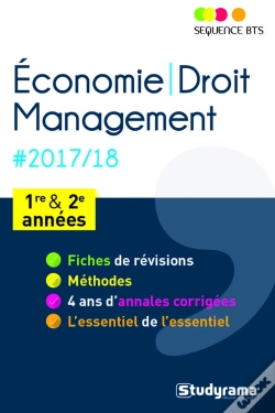Capa do artigo Sequence Bts ; Economie-Droit, Management : Bts 1re Et 2e Années (Édition 2017/2018)