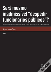 Capa do artigo Será Mesmo Inadmissível