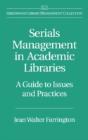 Serials Management In Academic Libraries - Preview