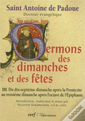 Capa do artigo Sermons Des Dimanches Et Des Fetes T.3 ; Du Dix-Septième Dimanche Après La Pentcôte Au Troisième Dimanche Après L