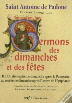 Capa do artigo Sermons Des Dimanches Et Des Fetes T.3 ; Du Dix-Septième Dimanche Après La Pentcôte Au Troisième Dimanche Après L'Octave De L'Épiphanie