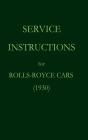 Service Instructions For Rolls-Royce Cars (1930) - Preview