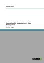 Service Quality Measurement - Data Management - Preview