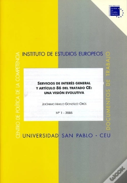 Capa do artigo Servicios De Interés General Y Artículo 86 Ce: Una Visión Evolutiva