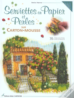 Capa do artigo Serviettes En Papier Et Perles Sur Carton-Mousse