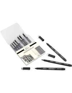 Capa do artigo Set 10 marcadores fineliners NASSAU