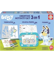 Capa do artigo Set 3 Em 1 Moldura Bluey "Atividade Criativa"