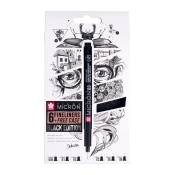Capa do artigo Set 6 Marcadores Sakura Pigma Micron Black Edition
