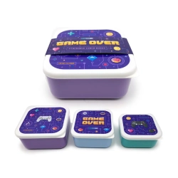 Capa do artigo Set de 3 tuppers M/L/XL Game Over