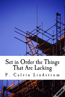 Capa do artigo Set In Order The Things That Are Lacking