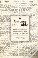 Setting The Table