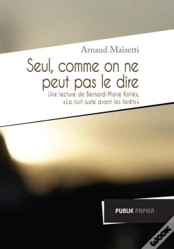Capa do artigo Seul, Comme On Ne Peut Pas Le Dire