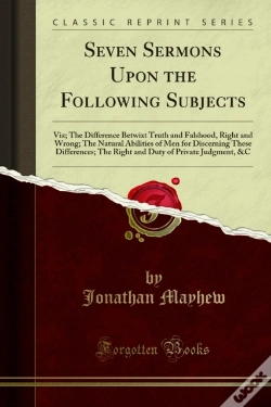 Capa do artigo Seven Sermons Upon The Following Subjects