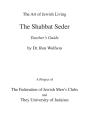 Shabbat Seder Teacher'S Guide - Preview