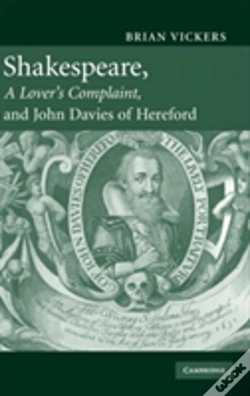 Capa do artigo Shakespeare, 'A Lover'S Complaint', And John Davies Of Hereford