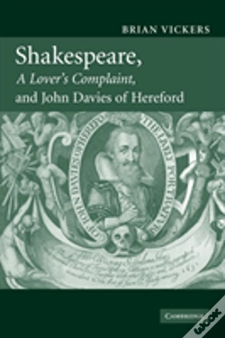 Capa do artigo Shakespeare, 'A Lover'S Complaint', And John Davies Of Hereford