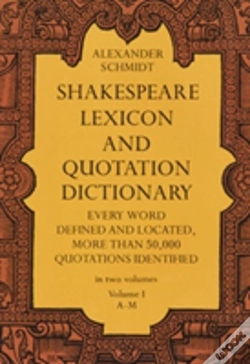 Capa do artigo Shakespeare Lexicon And Quotation Dictionary, Vol. 1
