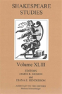 Shakespeare Studies Vol 43 - Preview