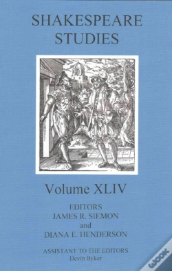 Capa do artigo Shakespeare Studies, Volume 44