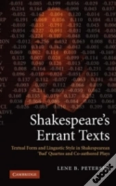 Shakespeare'S Errant Texts