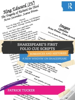 Capa do artigo Shakespeare'S First Folio Cue Scripts - Romances And Histories