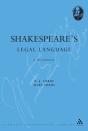 Shakespeare'S Legal Language - Preview