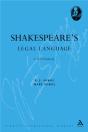 Shakespeare'S Legal Language - Preview