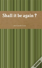 Capa do artigo Shall It Be Again ?