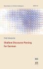 Shallow Discourse Parsing For German - Preview