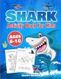 Shark Activity Book For Kids Ages 6-10 - Preview