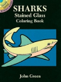 Sharks Stained Glass Coloring Book - Preview