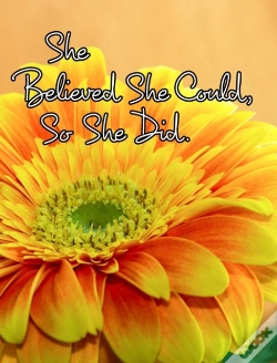 Capa do artigo She Believed She Could, So She Did