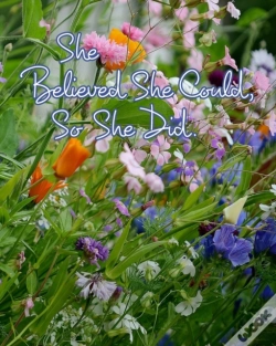 Capa do artigo She Believed She Could, So She Did