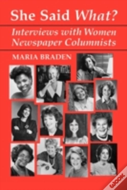 Capa do artigo She Said What? Interviews With Women Newspaper Columnists