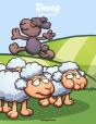 Sheep Coloring Book 1 - Preview