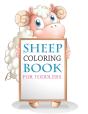 Sheep Coloring Book For Toddlers - Preview