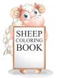 Sheep Coloring Book - Preview