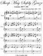 Sheep May Safely Graze Beginner Piano Sheet Music - Preview