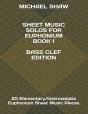 Sheet Music Solos For Euphonium Book 1 Bass Clef Edition - Preview